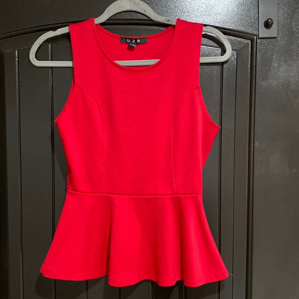 Red dress shirt